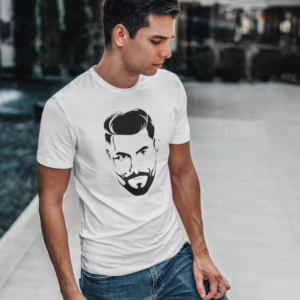 men-white-ravindra-jadeja-cotton-tshirt