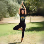 women-black-yoga-makes-me-happy-cotton-t-shirt