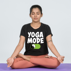 women-black-yoga-mode-cotton-t-shirt