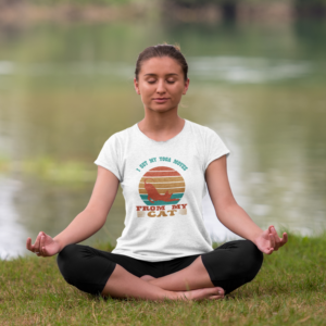 women-white-yoga-with-cat-cotton-t-shirt