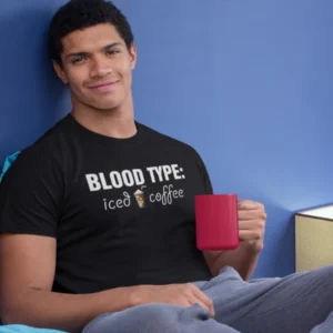 blood-type-iced-coffee-black-round-neck-cotton-t-shirt