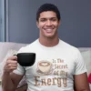 coffee-is-secret-of-my-energy-white-round-neck-cotton-t-shirt