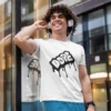 men-white-printed-dope-round-neck-cotton-t-shirt