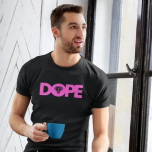 men-black-printed-dopee-round-neck-cotton-t-shirt