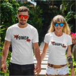 power-couple-white-round-neck-cotton-t-shirt