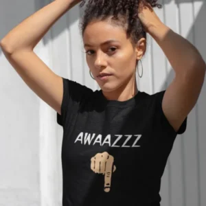 women-black-printed-awaazzz-niche-round-neck-cotton-t-shirt