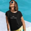 keep-going-black-round-neck-cotton-t-shirt