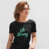 women-black-printed-oh-honey-round-neck-cotton-t-shirt