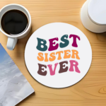 best-sister-ever-colourful-typography-circle-coaster