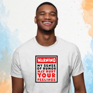 warning-white-round-neck-cotton-t-shirt