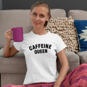 caffeine-queen-black-round-neck-cotton-t-shirt