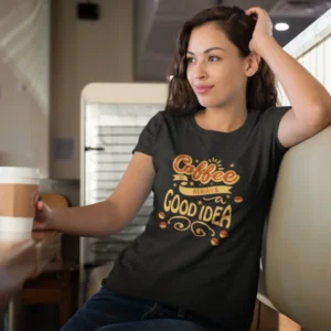 coffee-is-always-good-idea-round-neck-cotton-t-shirt