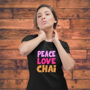 peace-love-chai-black-round-neck-cotton-t-shirt