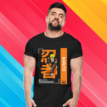 men-black-naruto-warrior-graphic-printed-round-neck-cotton-t-shirt