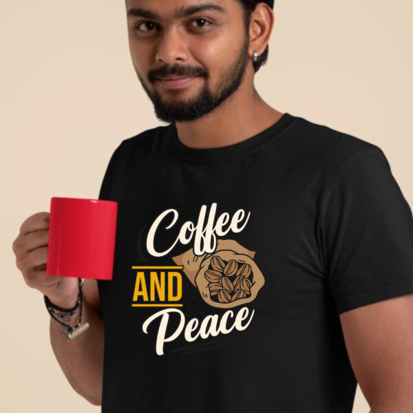 coffee-and-peace-black-round-neck-cotton-t-shirt