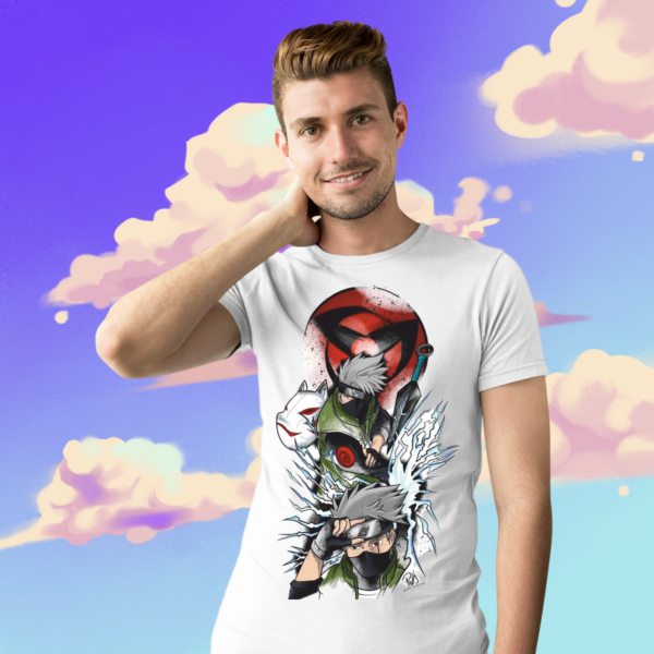 men-white-kakashi-hatake-anime-graphic-printed-round-neck-cotton-t-shirt