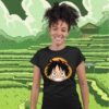 women-black-monkey-d.-luffy-anime-graphic-printed-round-neck-cotton-t-shirt