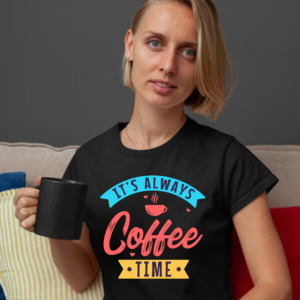 it's-always-coffee-time-black-round-neck-cotton-t-shirt