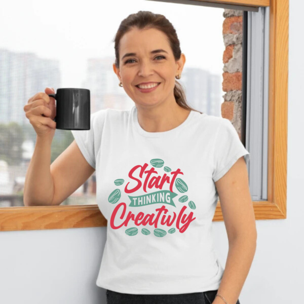 start-thinking-creativly-coffee-white-round-neck-cotton-t-shirt