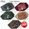 "Infographic showcasing all available womens wallet hamper color options including black, wine, olive green, tan, and brown Flat lay display of personalized women's leather gift sets across multiple color variants"